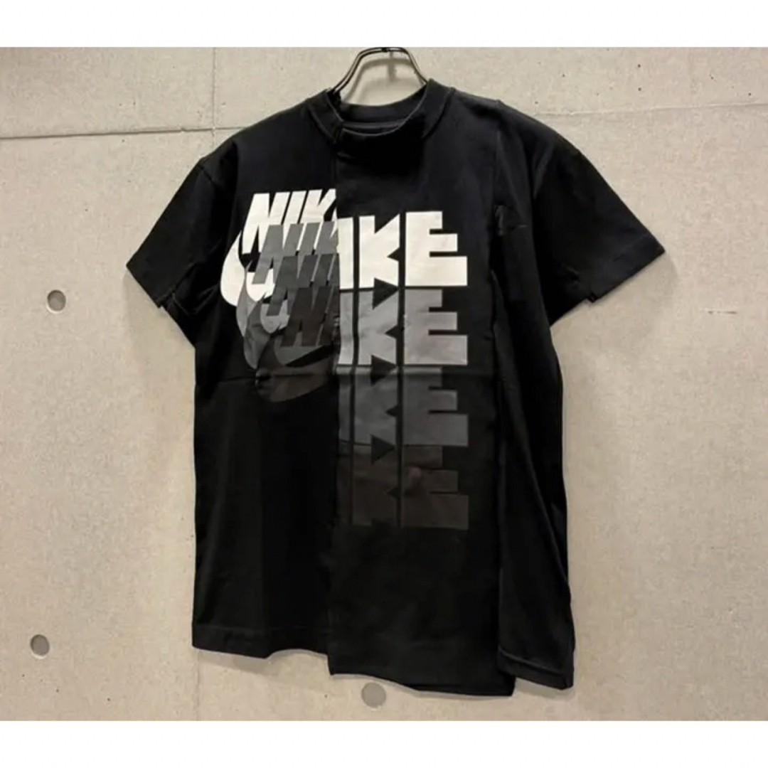 【限定コラボ】NIKE × sacai ハイブリッド 再構築 Tシャツ XS