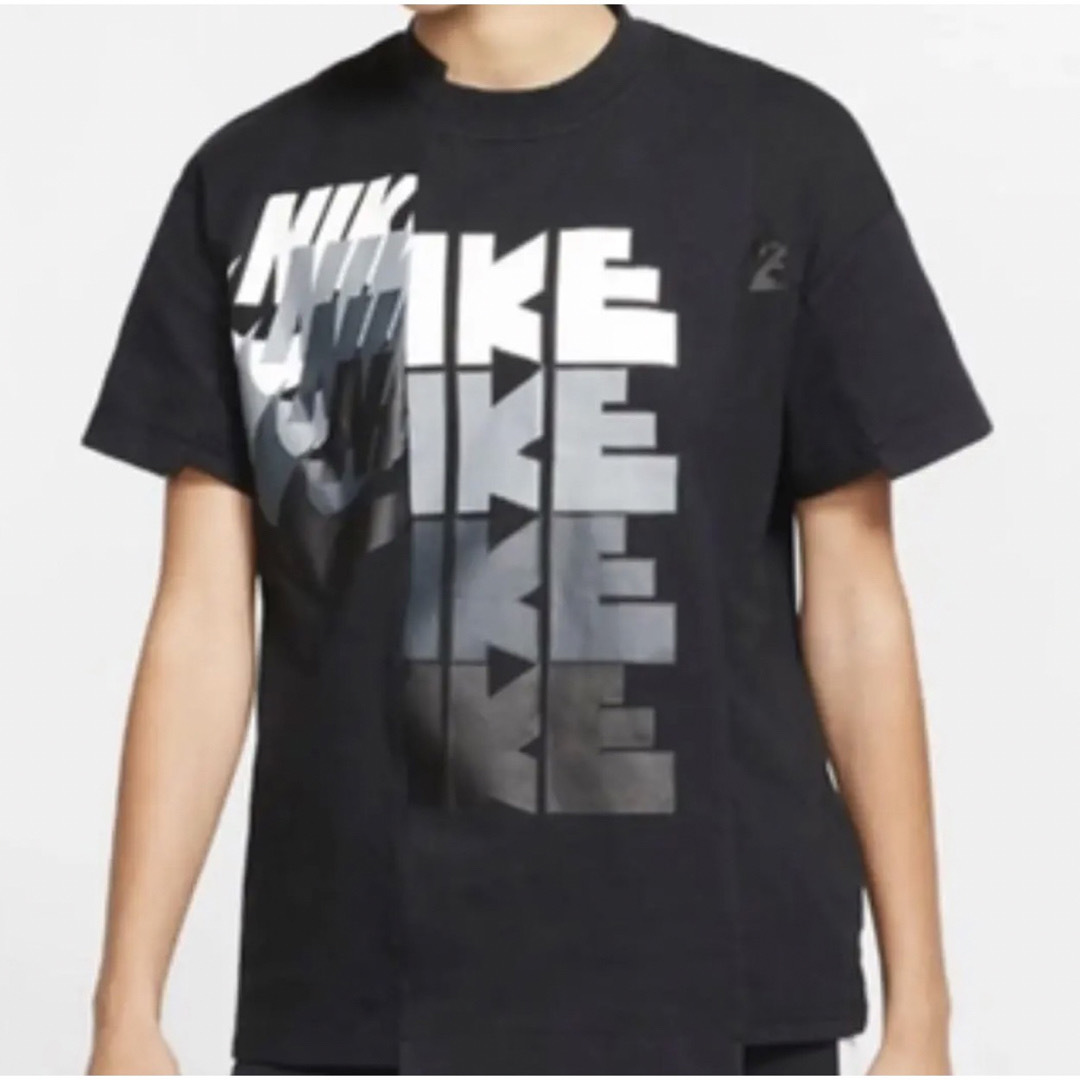 【限定コラボ】NIKE × sacai ハイブリッド 再構築 Tシャツ XS