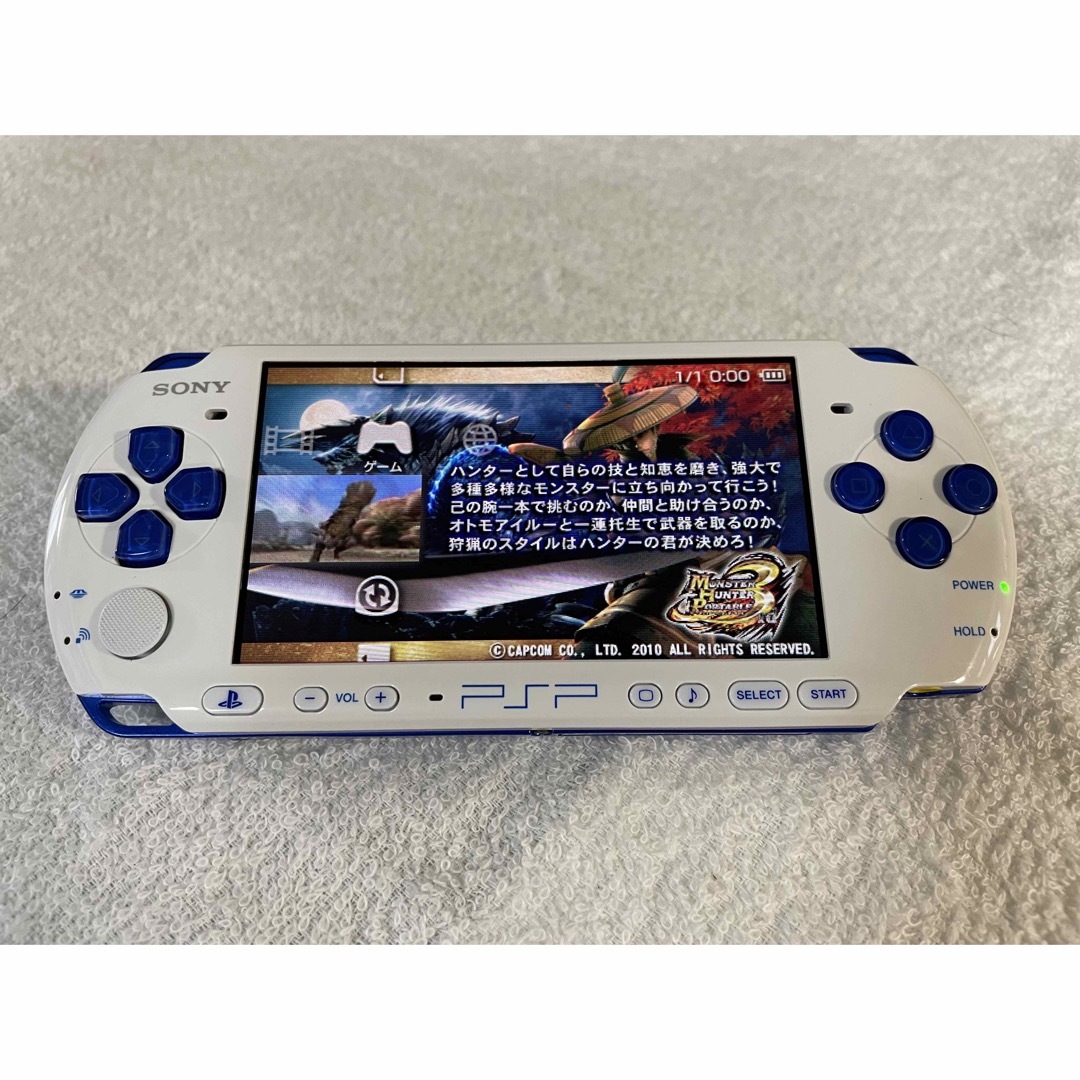 ☆レアカラー☆ PSP-3000 (PSPJ-30018) ホワイト/ブルー 7