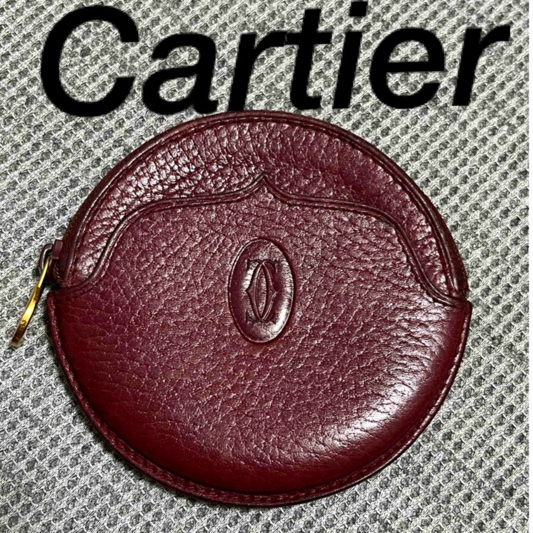 カルティエ CARTIER ラウンド 丸型 マストライン コインケース 良品 | フリマアプリ ラクマ