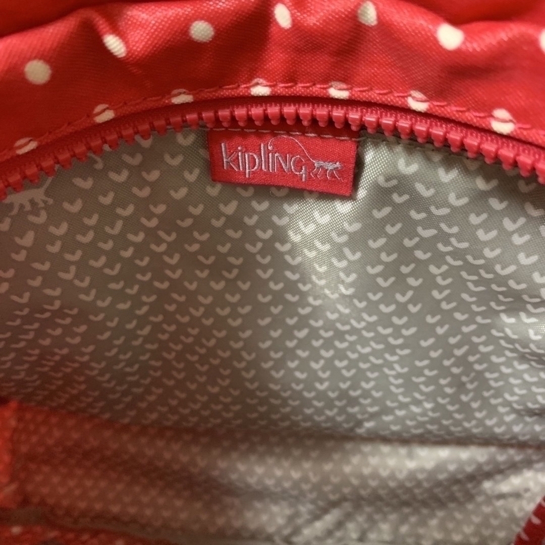 kipling(キプリング)の★専用★キプリングショルダーバッグレッドドッド柄 レディースのバッグ(ショルダーバッグ)の商品写真