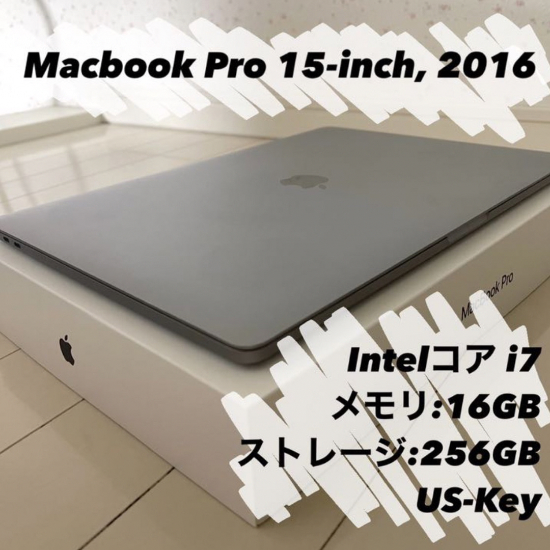 Apple(アップル)のMacbook Pro 15-inch, 2016（TouchBar搭載） スマホ/家電/カメラのPC/タブレット(ノートPC)の商品写真