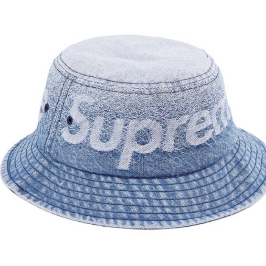 Supreme Fade Jacquard Denim Crusher blue