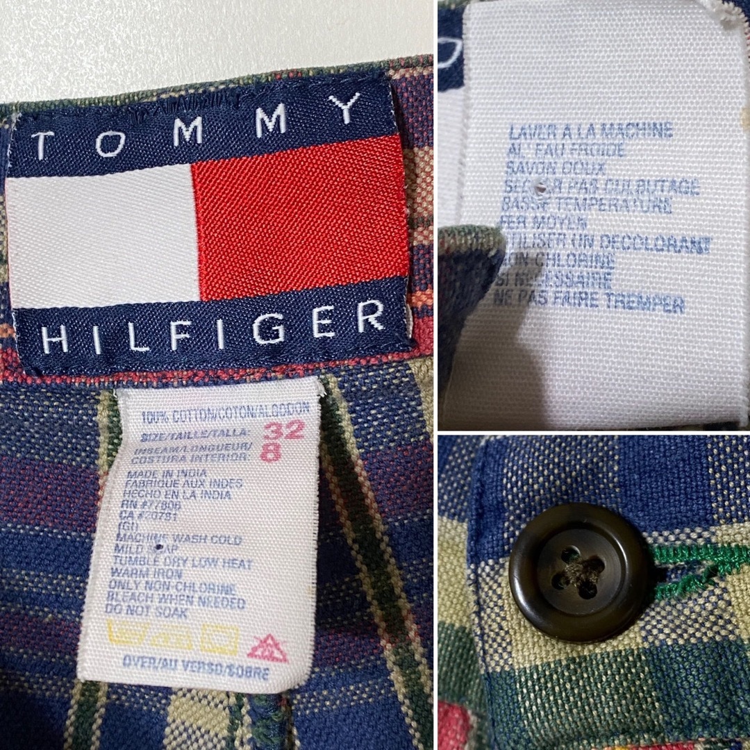 TOMMY HILFIGER(トミーヒルフィガー)の● 90's TOMMY HILFIGER コットン ショーツ 古着 メンズのパンツ(ショートパンツ)の商品写真