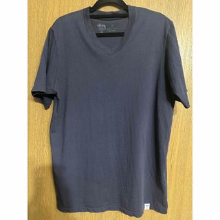 STUSSY DELUXE USA製 Vネック Tシャツ