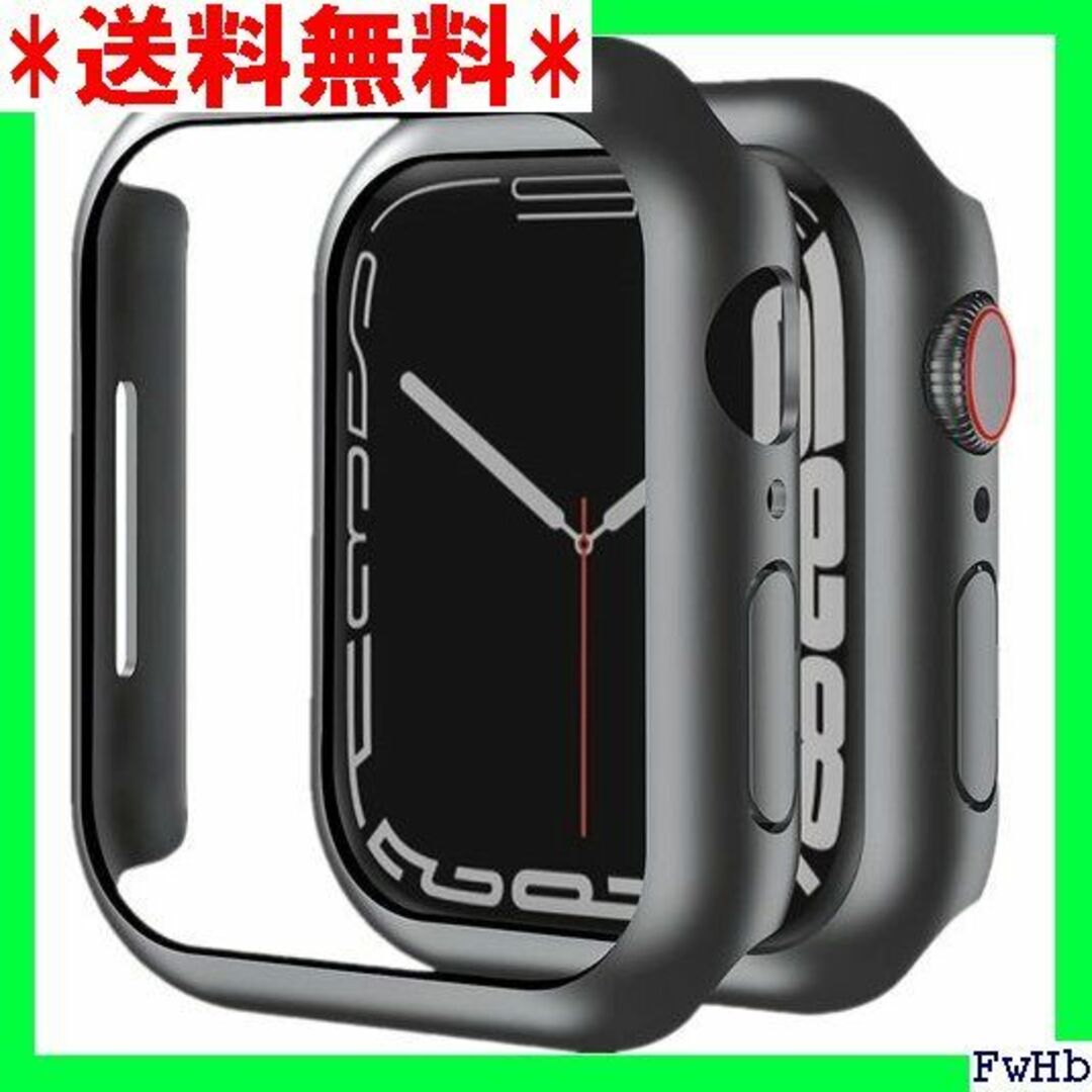 Apple Watch 45mm 45mm一体型ケース 光沢色　シルバー