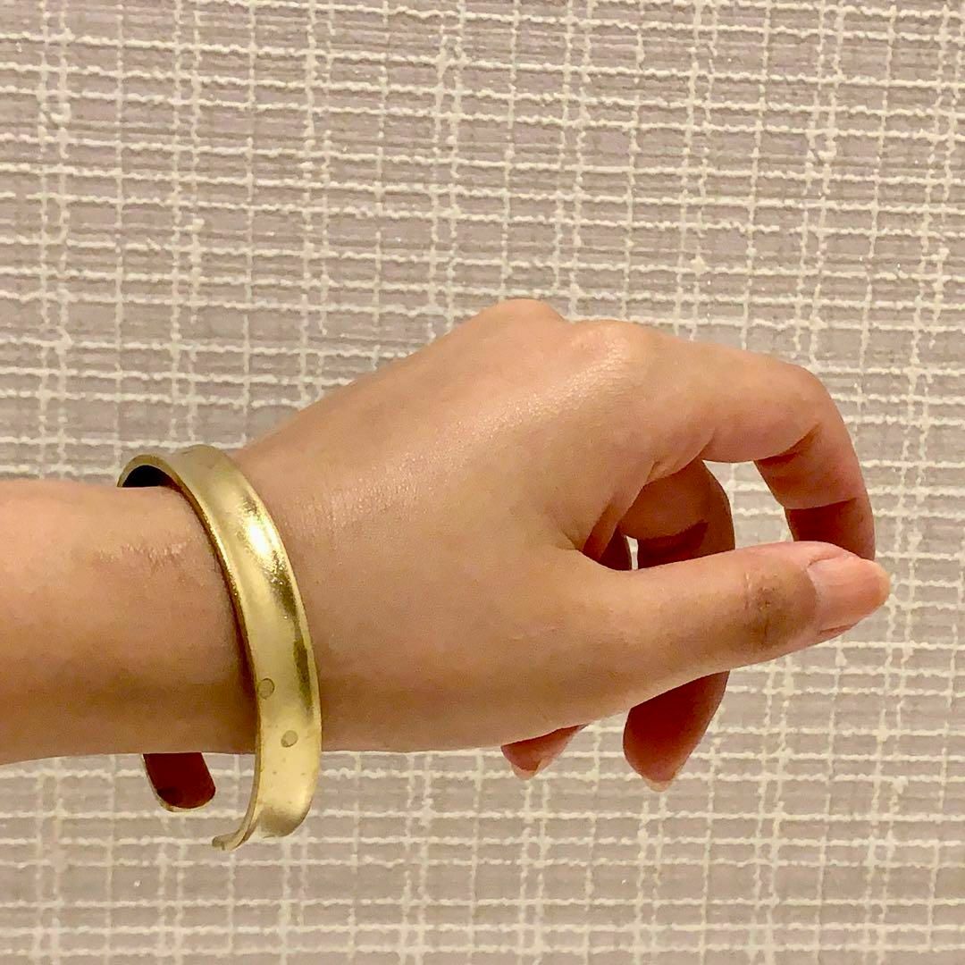 優先配送 真鍮 バングル ブレスレット アクセサリー リング ゴールド