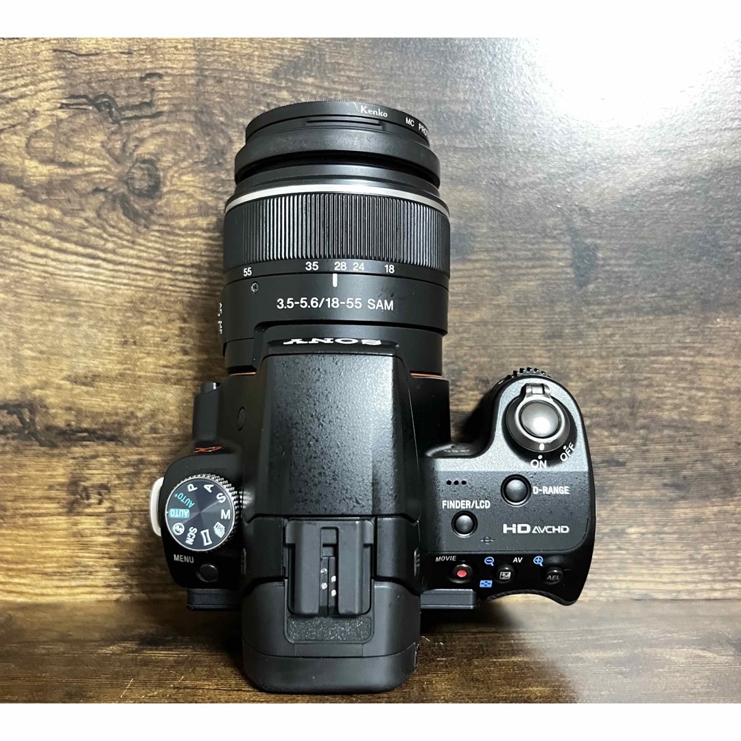 SONY - デジタル一眼レフ SONY α55 SLT-A55V レンズセット 動作品の