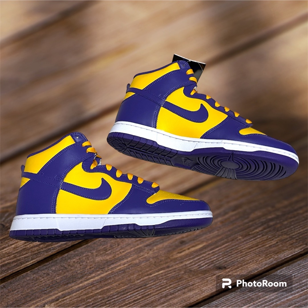 NIKE DUNK HI BLUE YELLOW 28cm