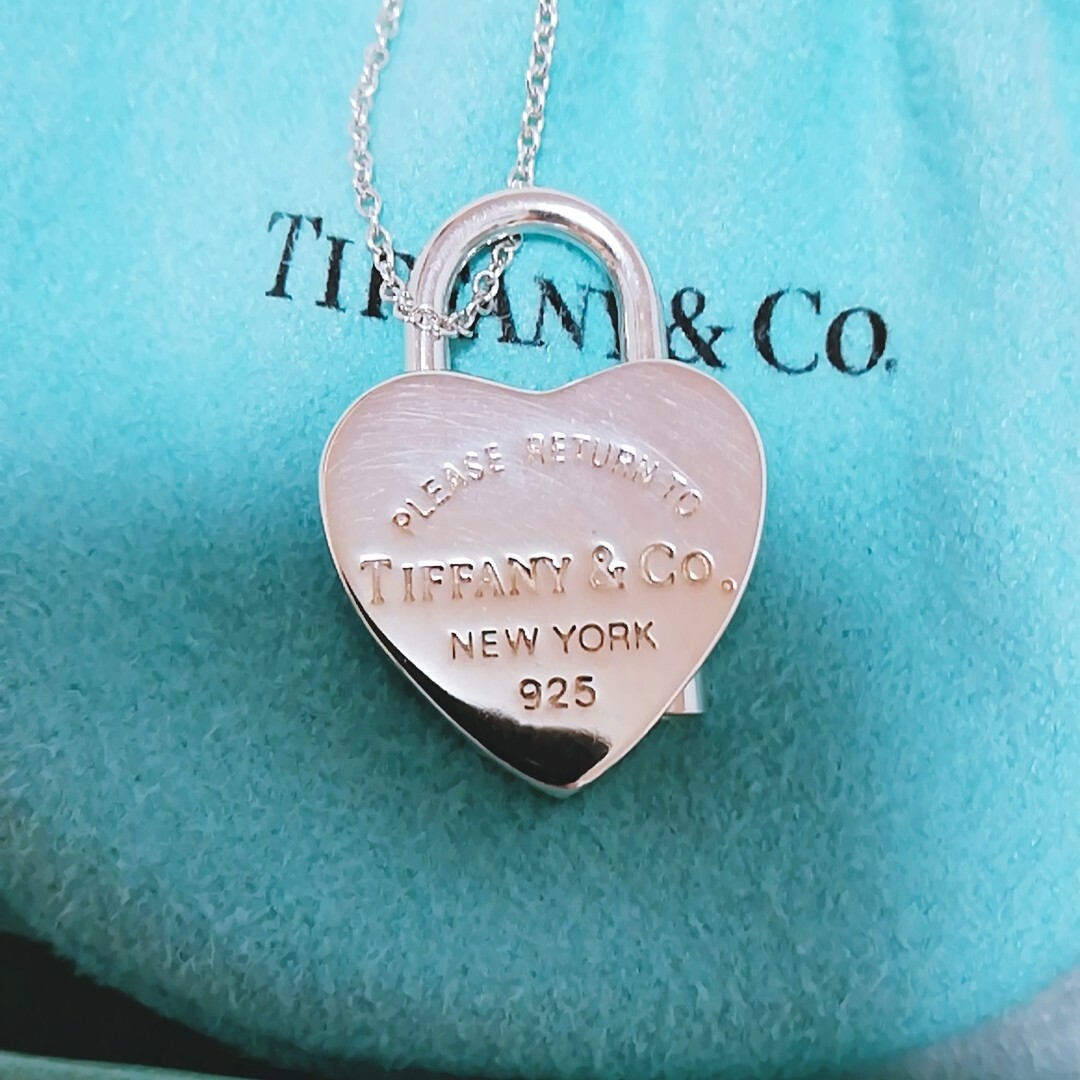 【美品】TIFFANY&Co. リターントゥ ハート ロック ネックレス