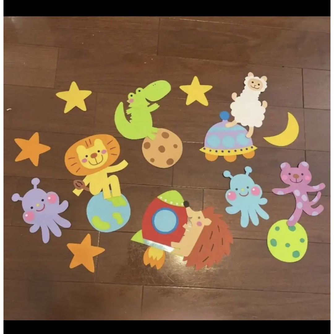 宇宙年中保育壁面 ハンドメイドのハンドメイド その他(その他)の商品写真
