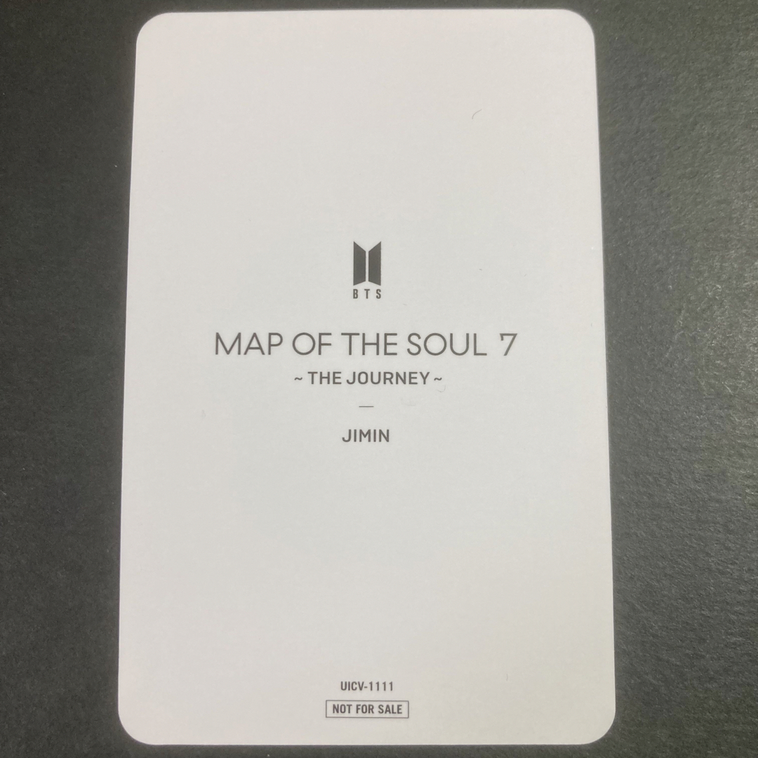 永久定番 BTS ジョングク ジミン 'NO MORE DREAM' ポストカード 非売品