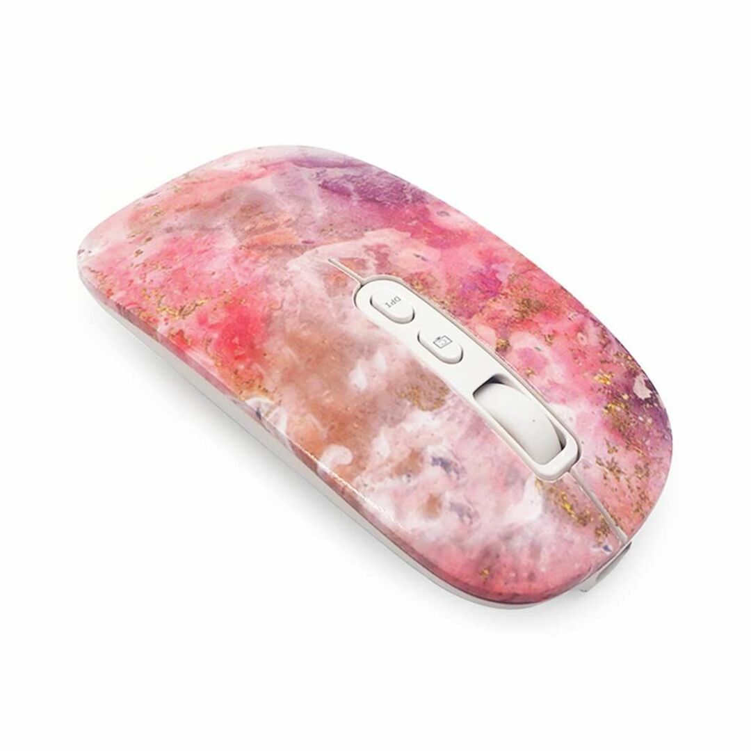 EGRET 女性向けかわいいマウス Bluetooth5.0/3.0/2.4G - PC周辺機器