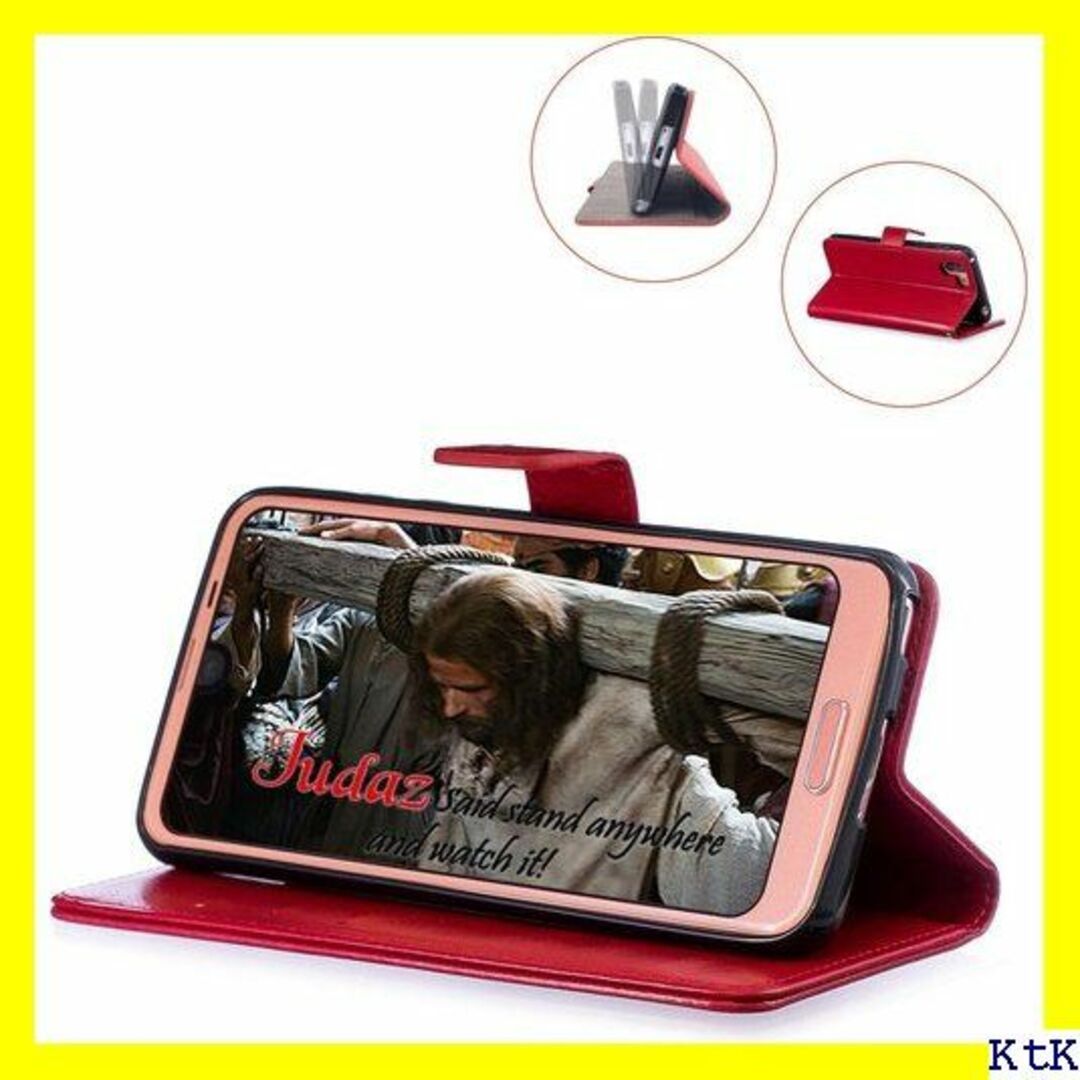 III Judaz Classic Series 手帳ケー 典雅 赤色 356