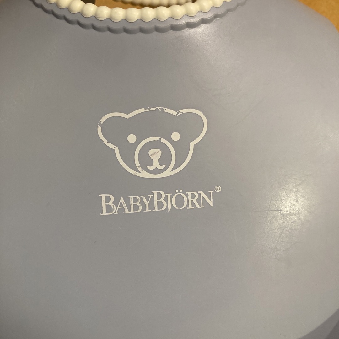 BABYBJORN(ベビービョルン)のベビービョルン　スタイ　ブルー キッズ/ベビー/マタニティの授乳/お食事用品(お食事エプロン)の商品写真