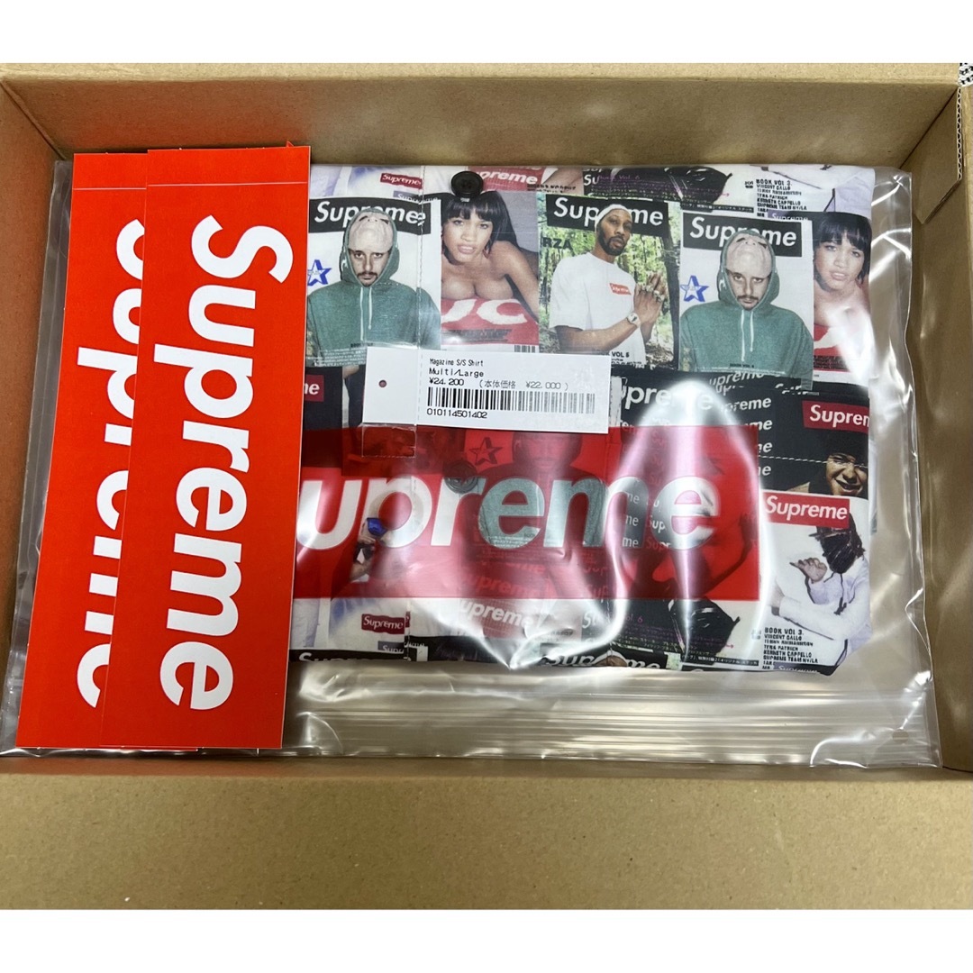 Supreme magazine s/s shirt マガジン　シャツ