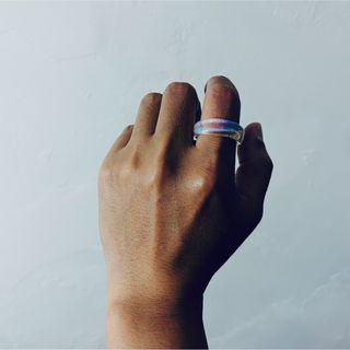 ○ glass ring ○ 澄　sumi 23a(リング(指輪))