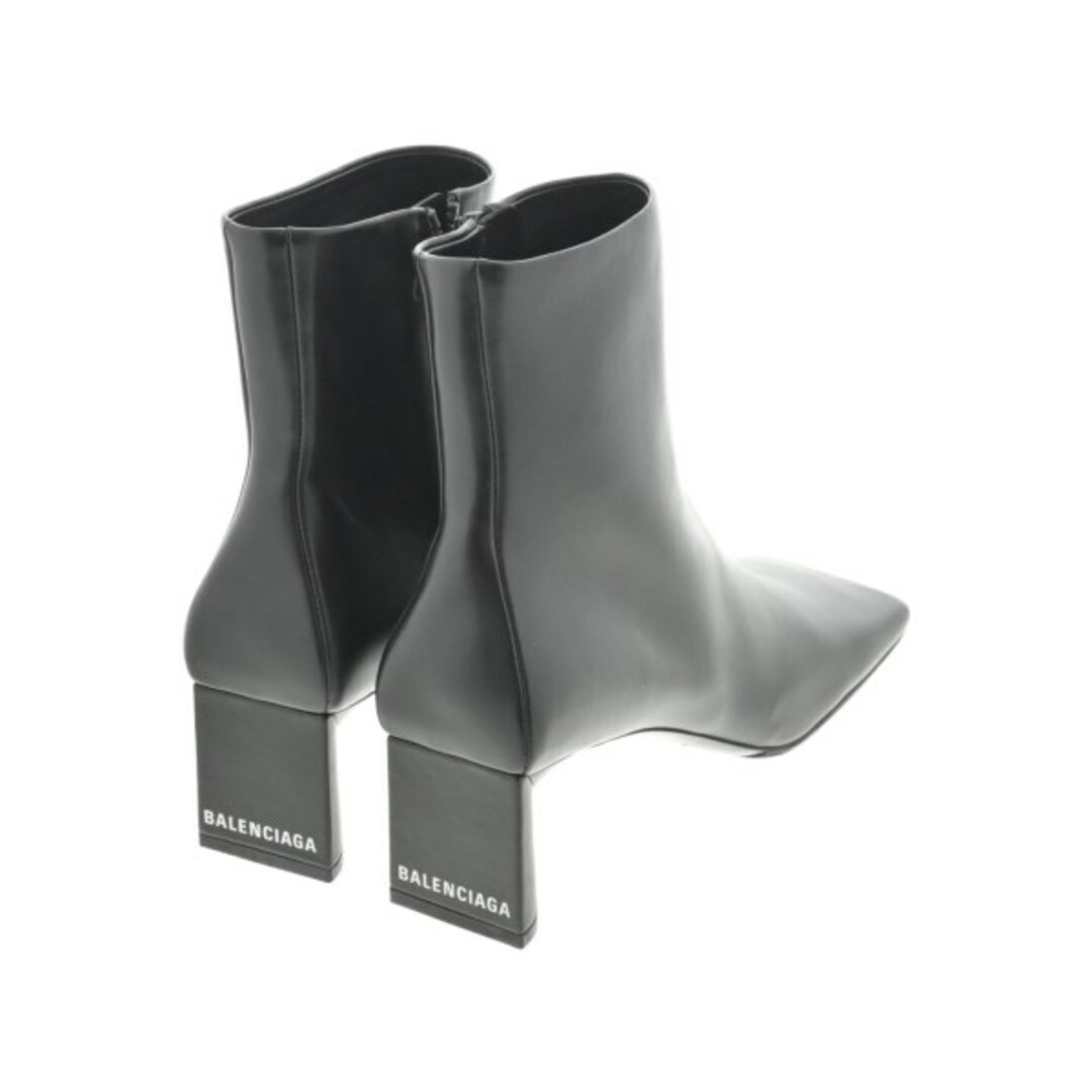 BALENCIAGA バレンシアガ ブーツ EU37 1/2(24cm位) 黒 【古着】【中古】