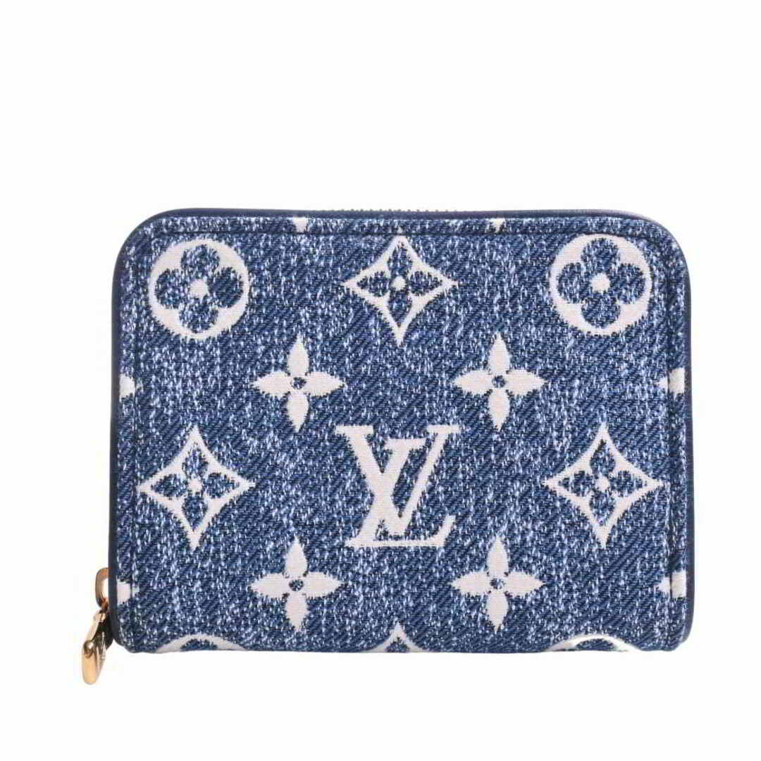 LOUIS VUITTON ルイヴィトン モノグラム ジャガード デニム ジッピー
