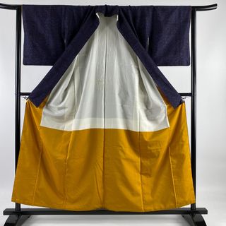 結城紬 名品 身丈156cm 裄丈62.5cm 正絹 【中古】