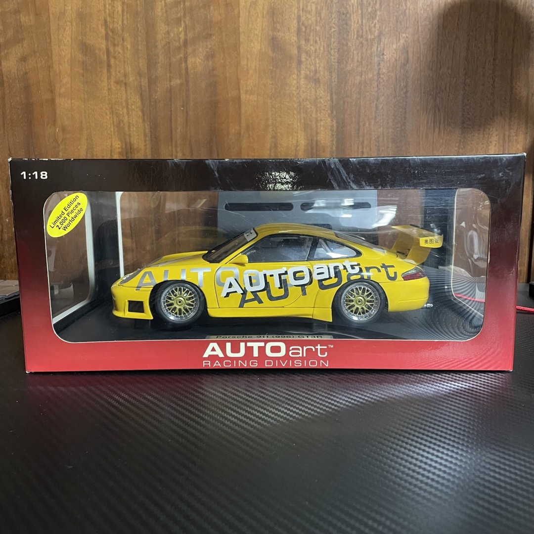 未展示品 オートアート 1/18 ポルシェ 911 (996) GT3Rの通販 by
