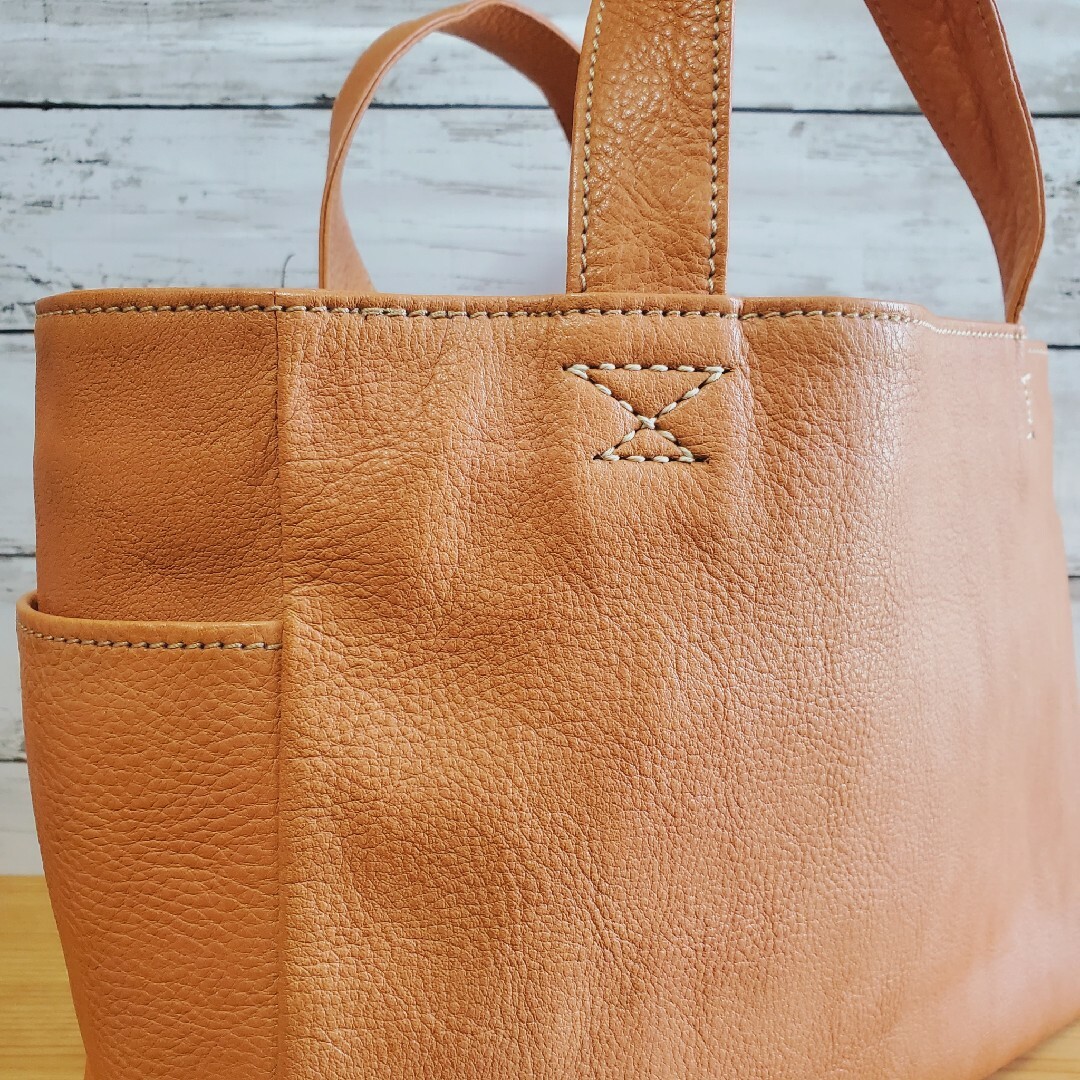 ミンカ トートバッグminca Tote bag M (栃木レザートートバッグ