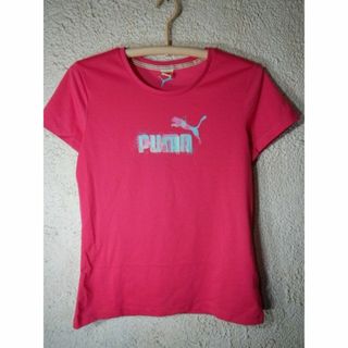 プーマ(PUMA)のo6573　PUMA　プーマ　レディース　半袖　tシャツ　ロゴ　デザイン　人気(Tシャツ(半袖/袖なし))