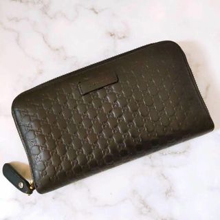 Gucci - GUCCI♡マイクログッチシマ♡ジップウォレット♡長財布