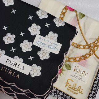 フルラ(Furla)の値下げ📌フルラ&ファルチNew York☆ハンカチ２枚セット🌼(ハンカチ)