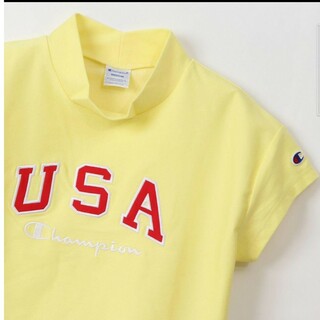 チャンピオン(Champion)の新品 9350円 L Champion golf mockneck shirt黄(Tシャツ(半袖/袖なし))