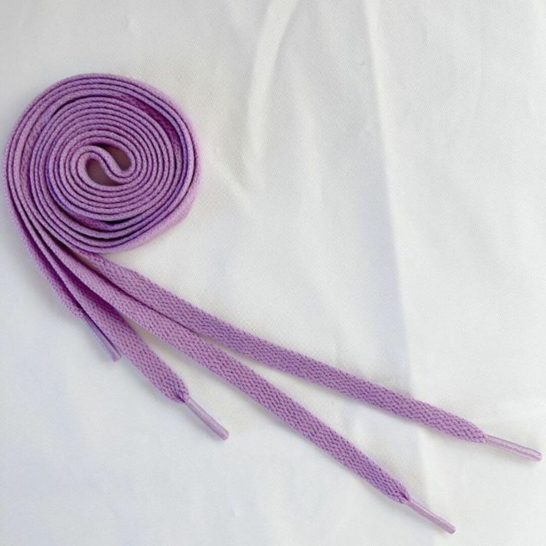 靴ひも 紫 120cm パープル 無地 平紐 靴紐 シューレース 356の通販 by mi☆ |ラクマ 靴ひも 紫 120cm パープル 無地 平紐 靴紐 シューレース 356