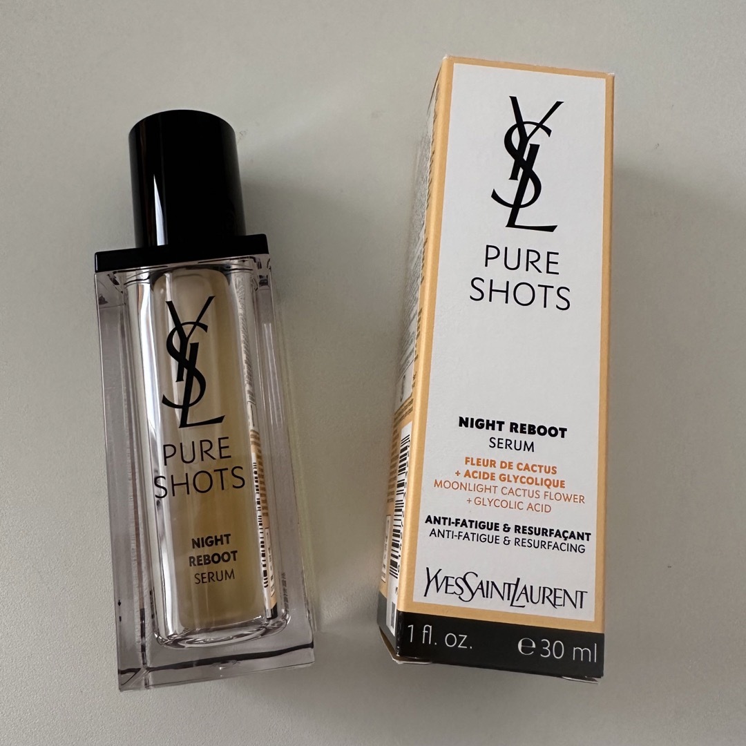 【新品未使用】YSL ピュアショット ナイトセラム 30ml