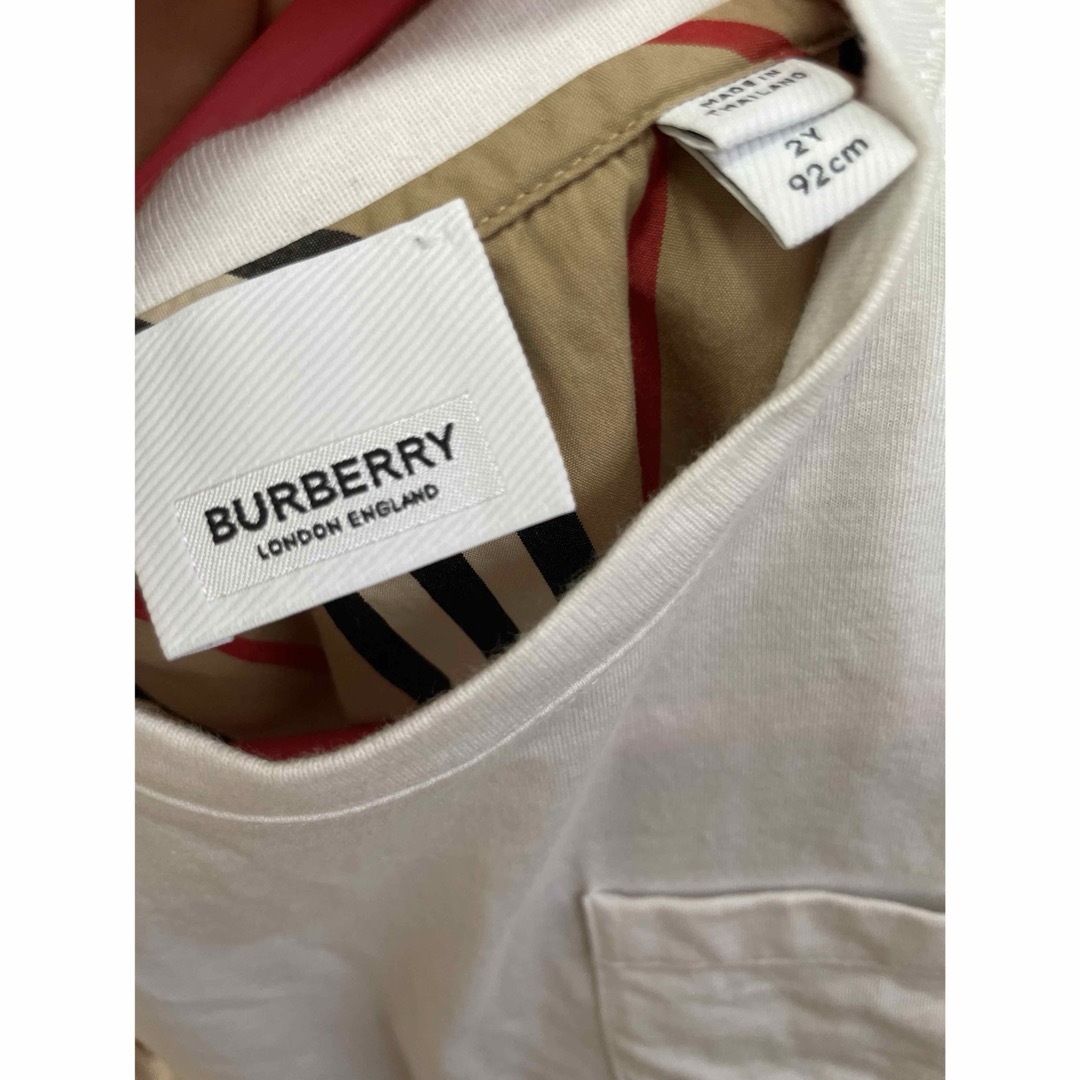 BURBERRY(バーバリー)のバーバリーチルドレン 2Y 92cm ストライプ トップス キッズ/ベビー/マタニティのキッズ服女の子用(90cm~)(Tシャツ/カットソー)の商品写真