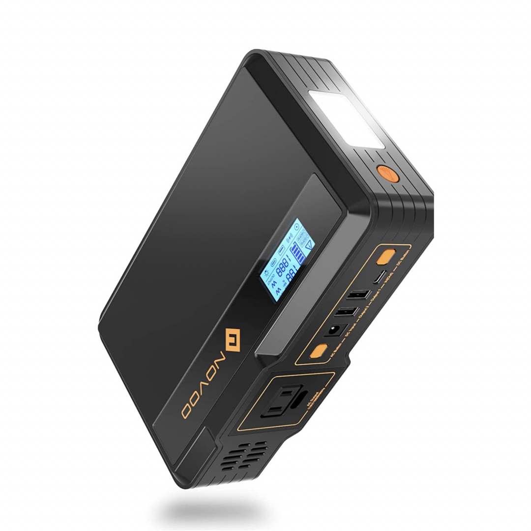 NOVOO モバイルバッテリー AC出力 小型 軽量 大容量 ポータブル電源の