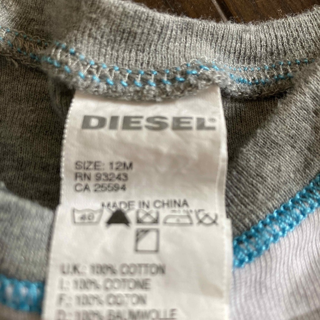 DIESEL(ディーゼル)のディーゼル　キッズロンパース　12マンス キッズ/ベビー/マタニティのベビー服(~85cm)(ロンパース)の商品写真