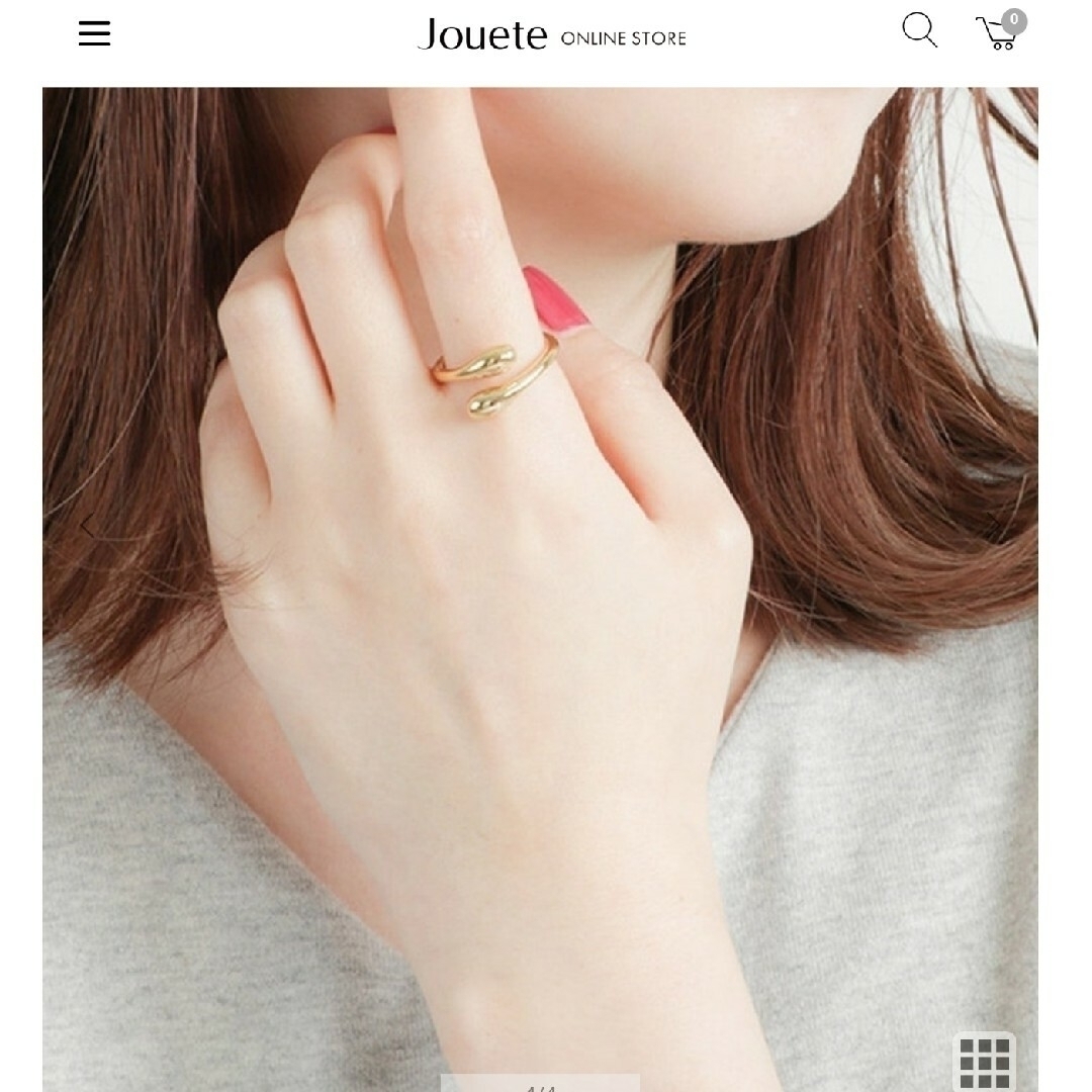 Jouete(ジュエッテ)のジュエッテ　リング レディースのアクセサリー(リング(指輪))の商品写真