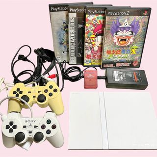 プレイステーション2(PlayStation2)のプレステ２ホワイト SCPH-79000(家庭用ゲーム機本体)