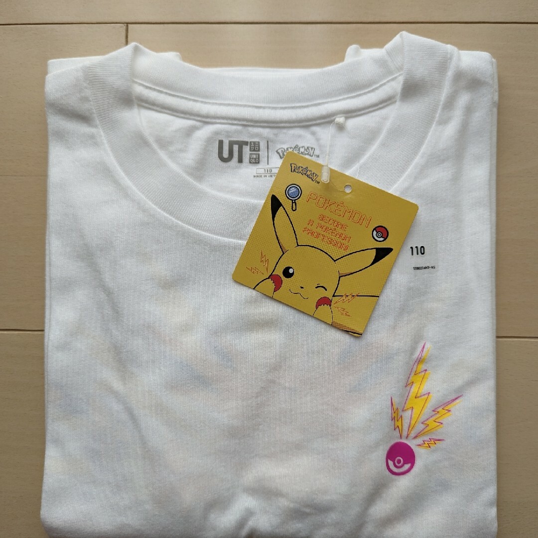 UNIQLO(ユニクロ)の未使用☆ユニクロ　ポケモンＴシャツ　110 キッズ/ベビー/マタニティのキッズ服男の子用(90cm~)(ブラウス)の商品写真