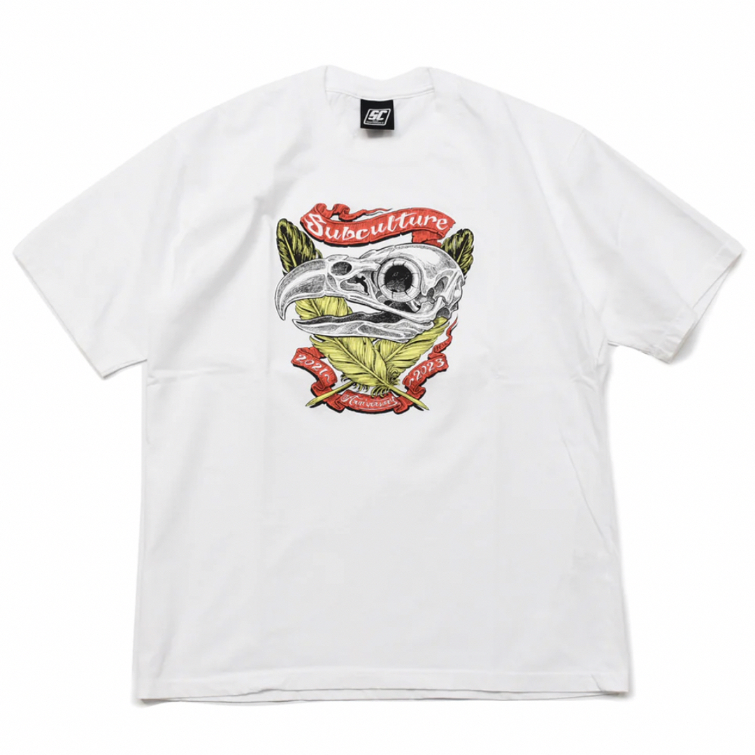 メンズsubculture 2周年記念 EAGLE SKULL HEAD Tシャツ 3