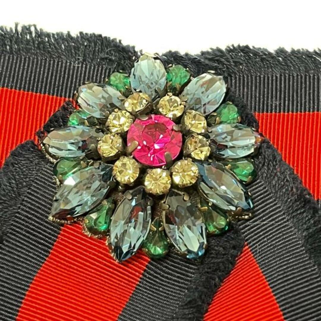 GUCCI(グッチ) ブローチ美品 - 化学繊維-