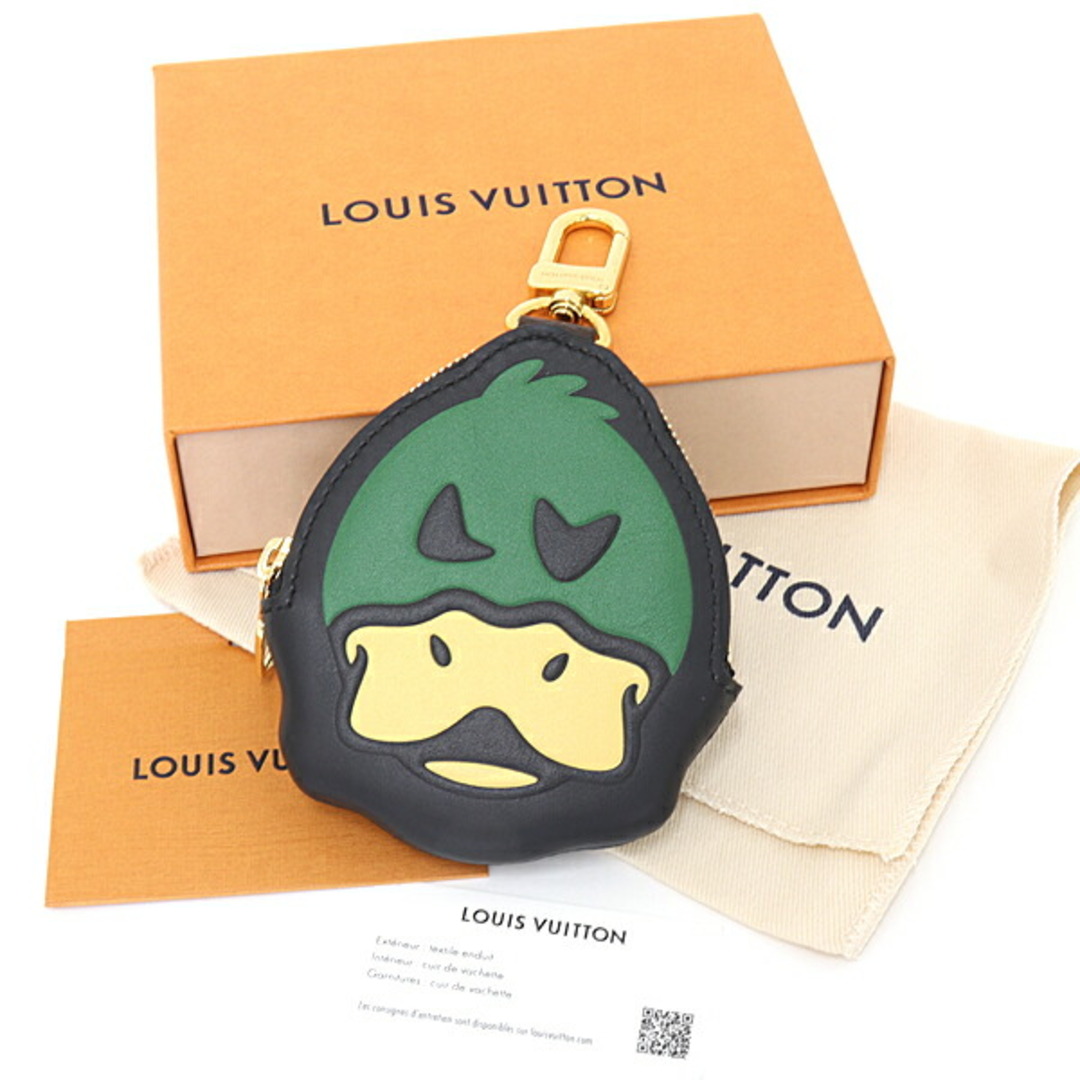 LOUIS VUITTON ルイヴィトン NIGOコラボ コインカード・ホルダー 小銭入れ ダック M81077 グリーン イエロー ブラック ブラウン ゴールド金具 未使用品