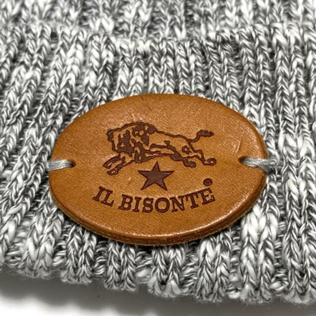 IL BISONTE(イルビゾンテ)のイルビゾンテ ニット帽 - ライトグレー レディースの帽子(ニット帽/ビーニー)の商品写真