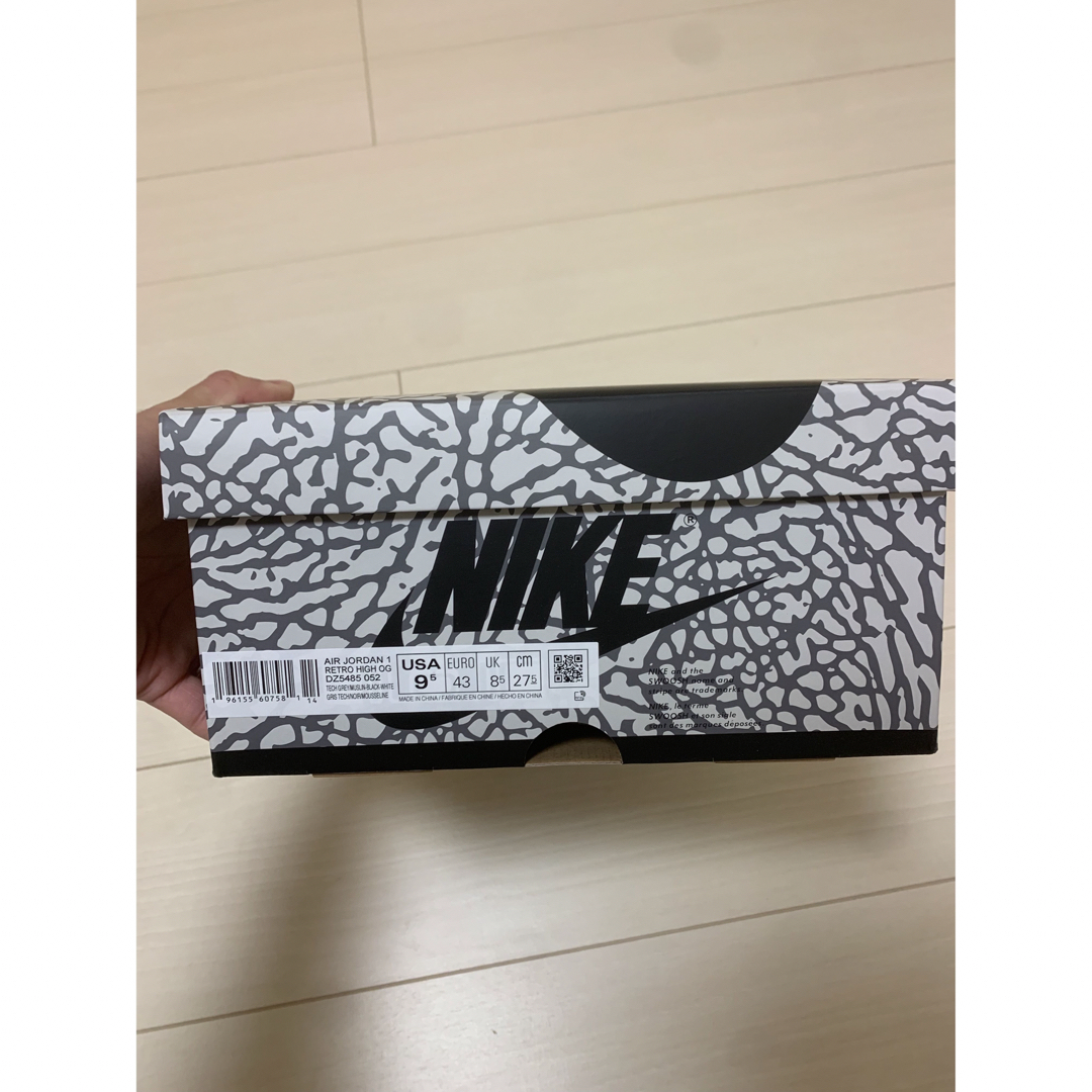 nike aj1  high og ホワイトセメント　27.5cm