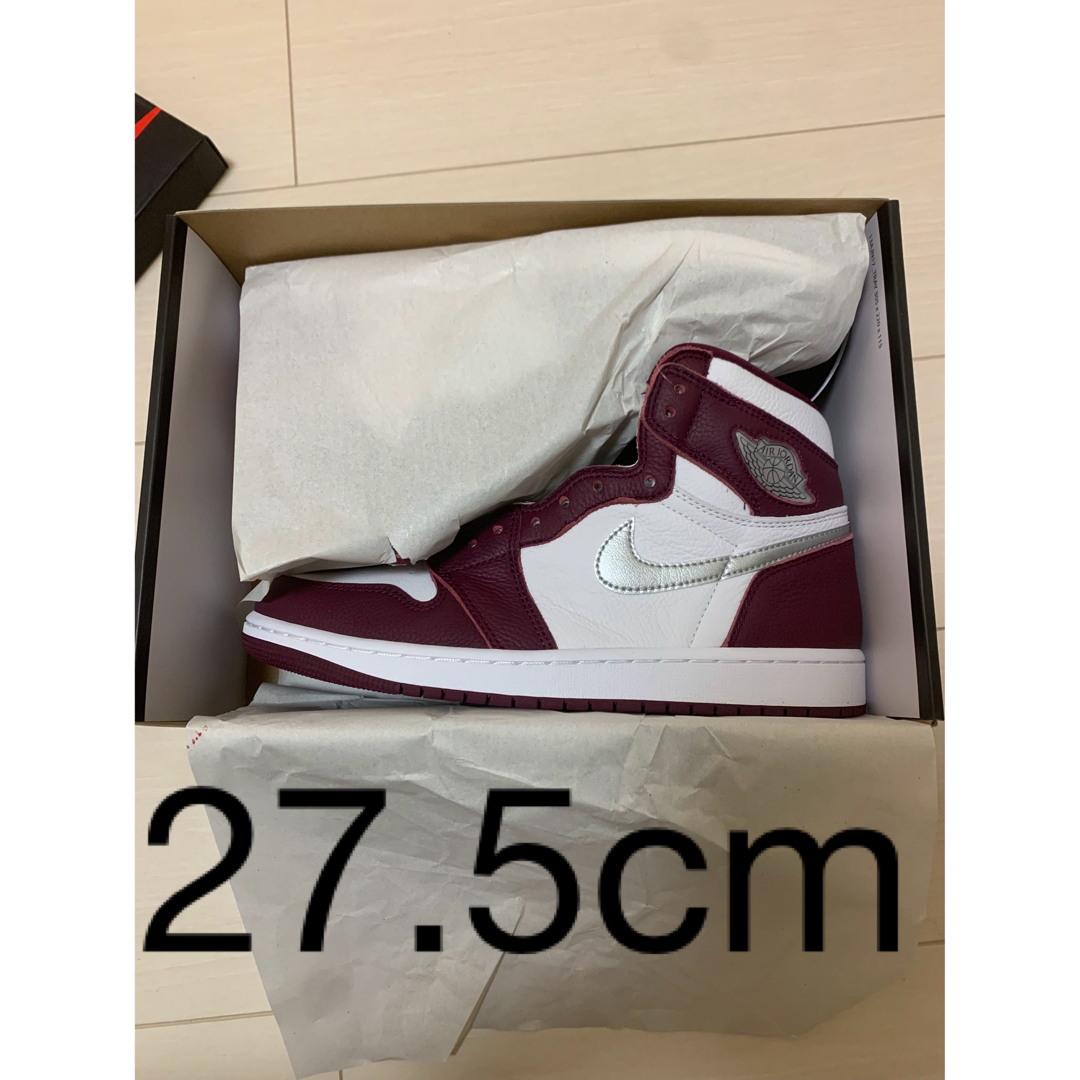 nike aj1  high og ボルドー　27.5cm