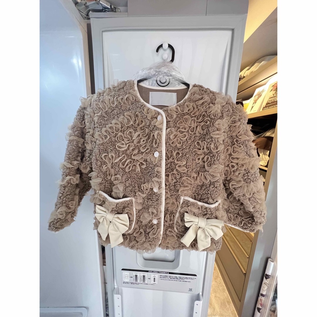 MONNALISA - イオソノマオ iosonomao コート 茶色 130 美品 キッズ