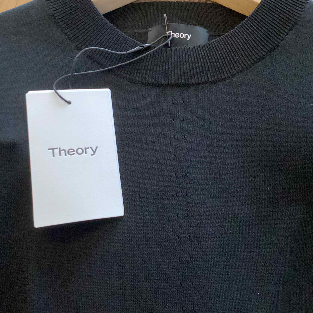 theory(セオリー)の 新品　theory 21SS ウォッシャブル　ペンシルワンピース　黒 レディースのワンピース(ロングワンピース/マキシワンピース)の商品写真