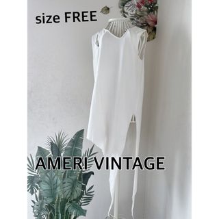 アメリヴィンテージ(Ameri VINTAGE)のAMERI VINTAGEアメリヴィンテージ　2wayラップワンショルダータンク(カットソー(半袖/袖なし))