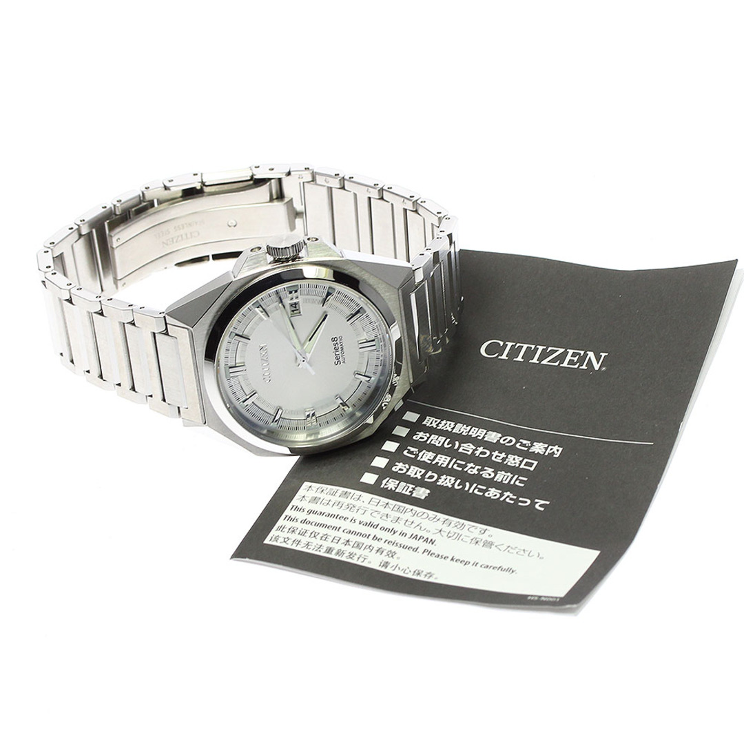 シチズン CITIZEN NB6010-81A 831 メカニカル シリーズエイト 自動巻き メンズ 良品 保証書付き_756170