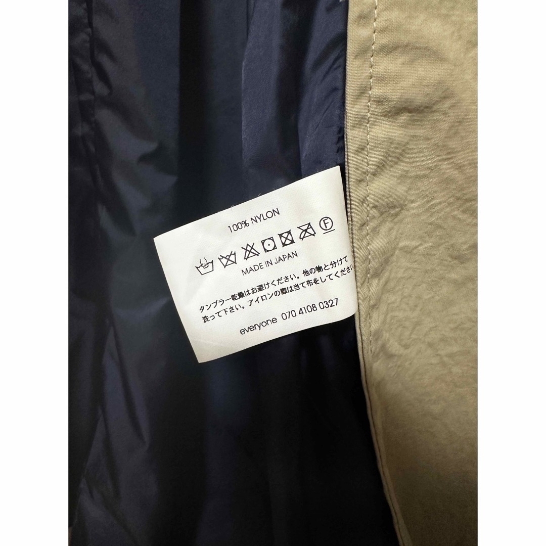 everyone NYLON SOUTIEN COLLAR COAT everyone NYLON SOUTIEN COLLAR COAT