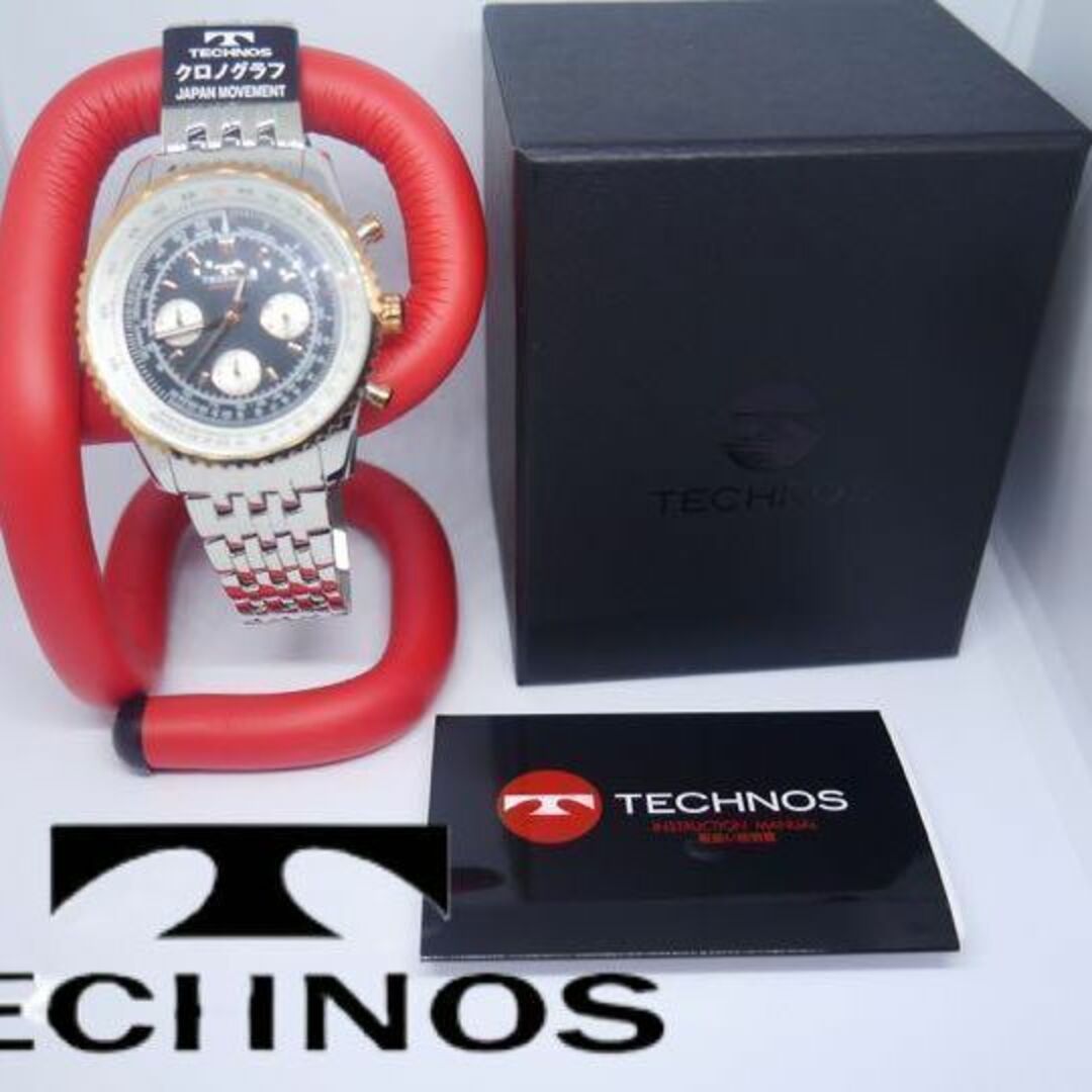 テクノス 腕時計 メンズ TECHNOS クロノグラフ 時計